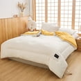 thumbnail image 4 of xaoyunyn All-Season Soft Washed Microfiber DUVet Insert-Lightweight Yet Insulating Comforter for Year-Round Comfort,150x200cm,Machine Washable,Yellow, 4 of 6
