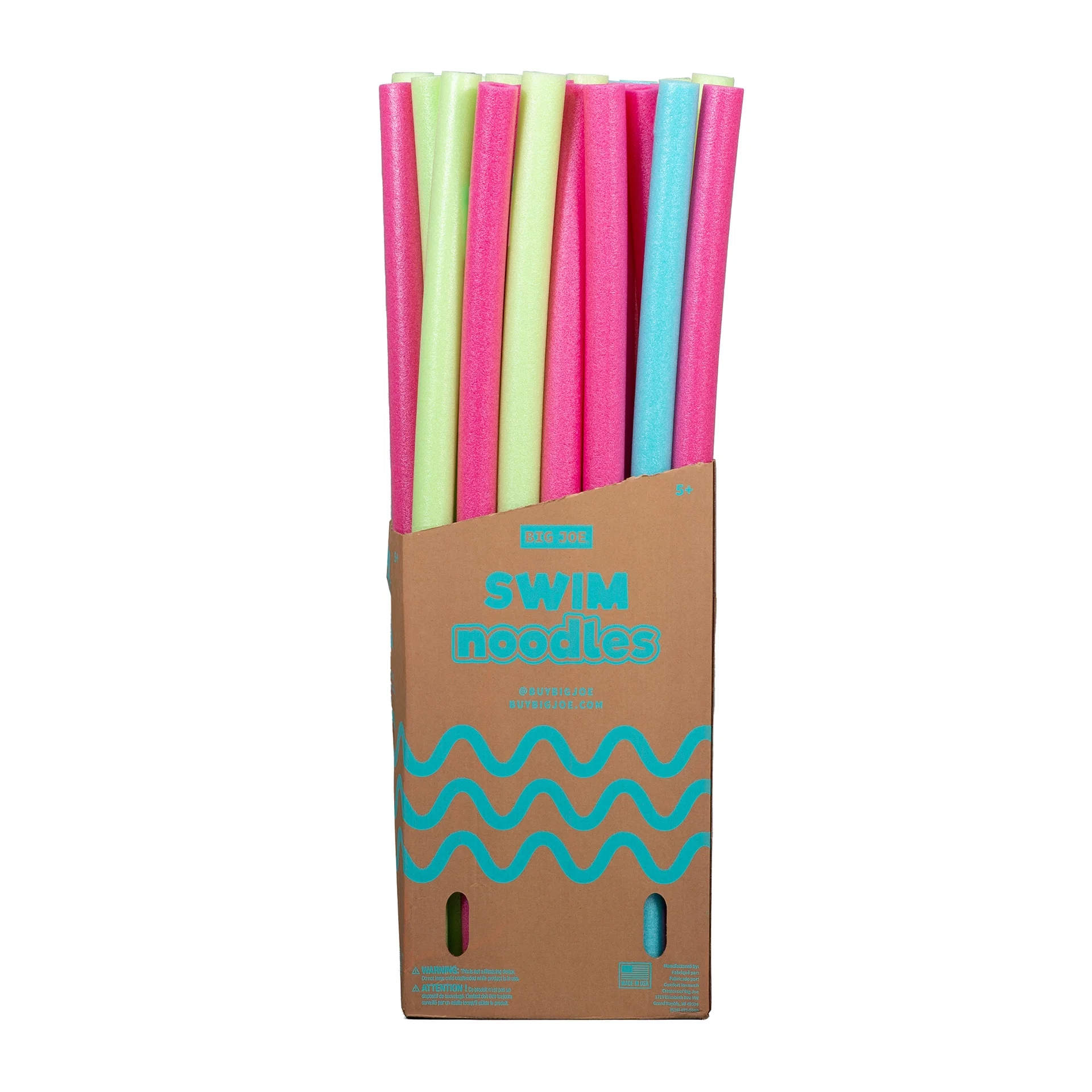Big Joe Swim Pool Noodle (Single Unit), Teal, 50 inches long, 2.25 inches wide
