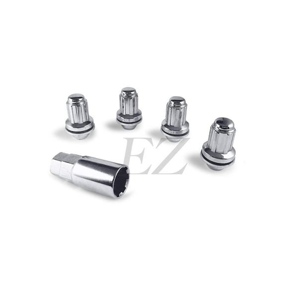 EZAccessory Locking Lug Nut Set For Toyota Lexus OEM Mag Wheels 12x1.5 Thread Size Chrome Long