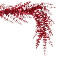 thumbnail image 4 of Vickerman 6' Red Artificial Eucalyptus Glitter Garland., 4 of 5