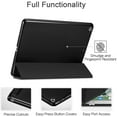 thumbnail image 3 of Case Fit 2018/2017 iPad 9.7 5th / 6th Generation - Slim Lightweight Smart Shell Stand Cover with Translucent Frosted Back Protector Fit Black, 3 of 6