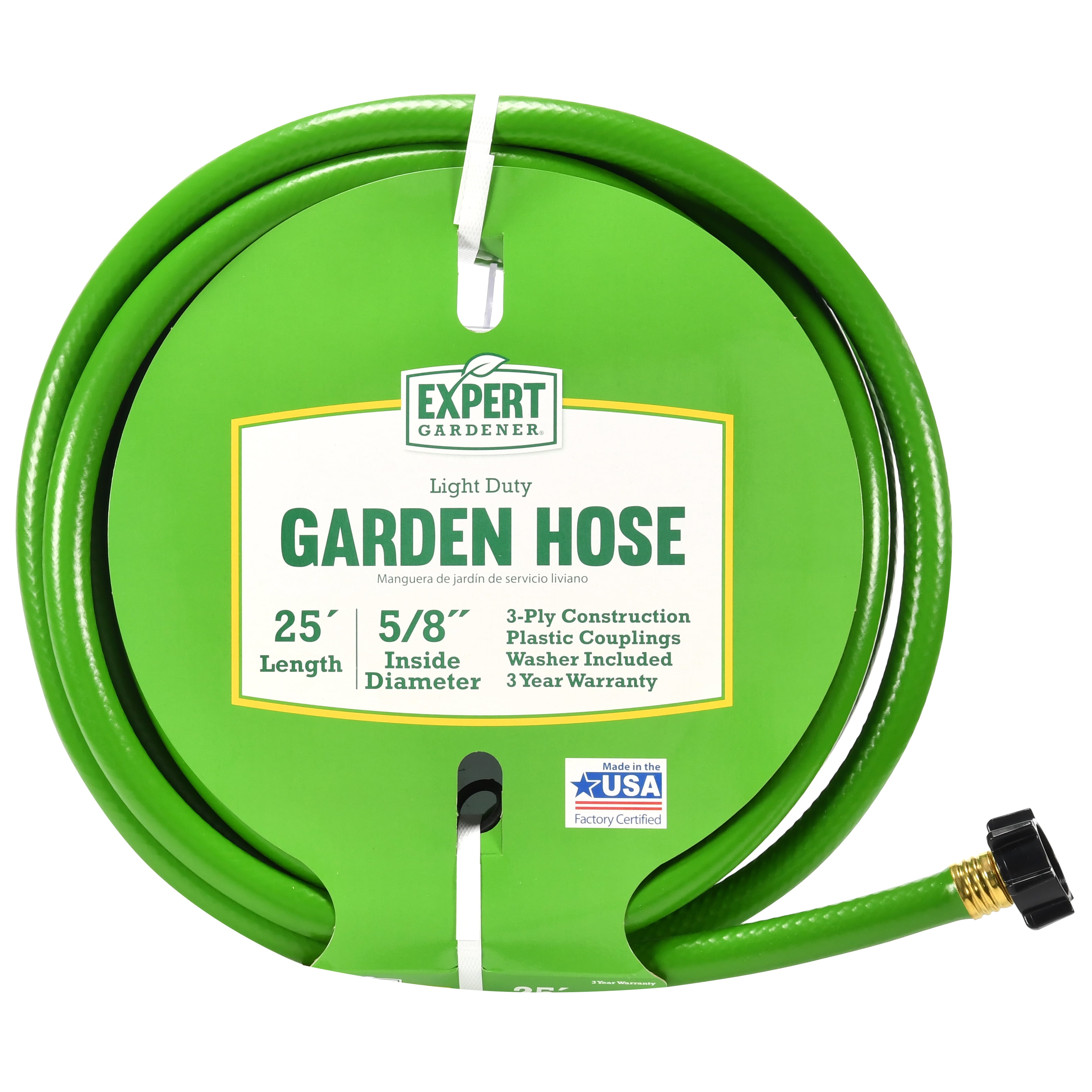 Expert Gardener 25' Light Duty Garden Hose, 5 8" Inside Diameter by Wal-Mart Stores, Inc.