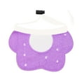 thumbnail image 2 of SPRING PARK Cat Bib Collar Cat Bee Saliva Towel Bib Flower Knitted Pet Bib for Cats Scarf Pet Cotton Fabric Belt Interesting and Attractive Print, 2 of 7