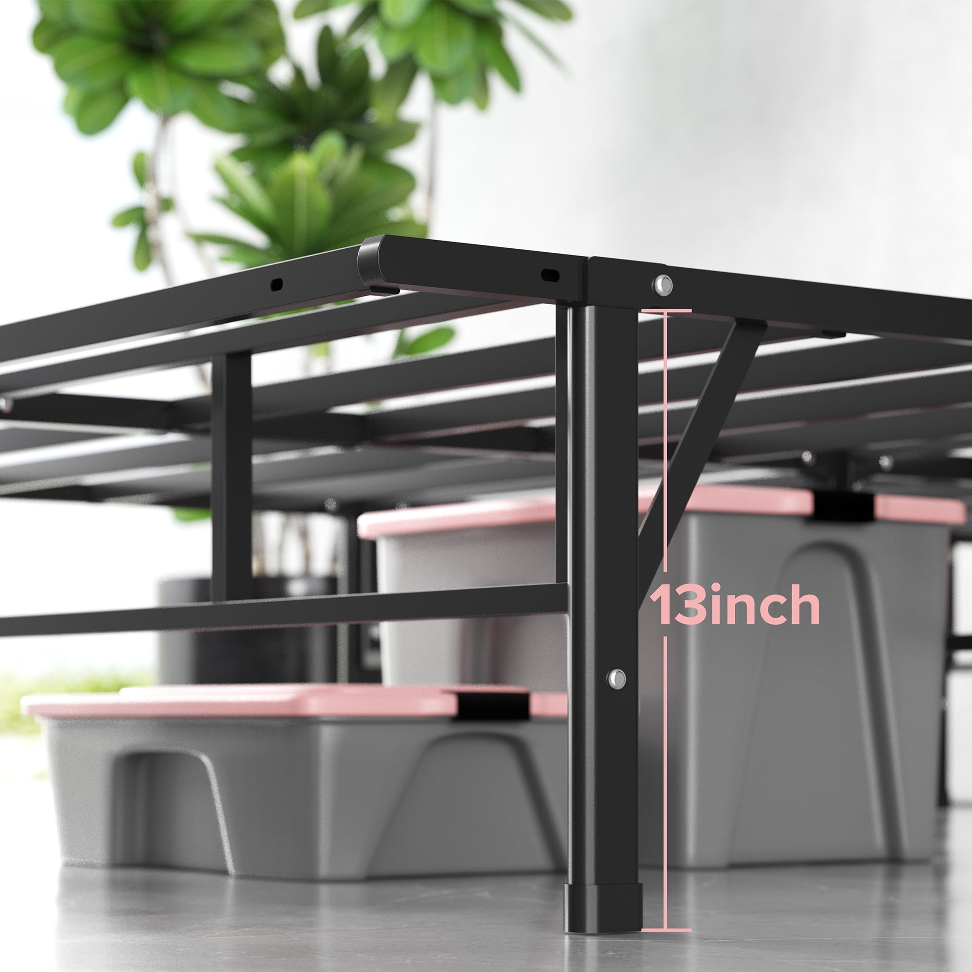Zinus Smartbase Compack 14" Metal Bed FrameFoundation, California King