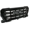 thumbnail image 2 of LABLT Front Bumper Hood Grille Upper Glossy Black Replacement for GMC Sierra 1500 2019-2021, 2 of 8