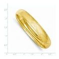 thumbnail image 3 of 14k 7/16 Oversize Florentine Engraved Hinged Bangle Bracelet in 14k Yellow Gold, 3 of 3