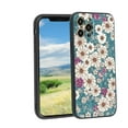 thumbnail image 1 of Compatible with iPhone 12 Pro Max Phone Case, Vintage-Floral-Flower22 Case Men Women, Flexible Silicone Shockproof Case for iPhone 12 Pro Max, 1 of 1