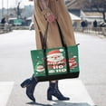 thumbnail image 4 of FORMRS Canvas Laptop Tote Bag for Women with 15.6" Computer Compartments Shoulder Handbag, Cute Christmas Pattern, 4 of 7
