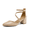 NUDE-PU, variant on BURUDANI Women's Closed Pointed Toe Low Chunky Heels Pumps Ankle Strap Wedding Business Dressy Shoes