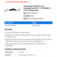 thumbnail image 2 of Turbocharger Oil Return Line - Compatible with 2011 - 2017 BMW X3 3.0L 6-Cylinder GAS 2012 2013 2014 2015 2016, 2 of 2