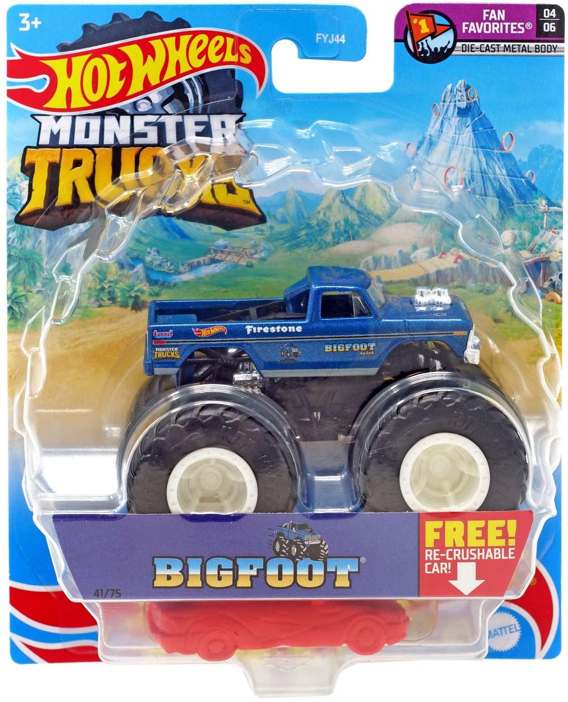 Hot Wheels Freestyle Wreckers Bigfoot 4x4x4 Diecast Car - Walmart.com