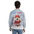 thumbnail image 5 of Hello Winter Shiba Inu Smiling in Red Scarf Hat Welcome Christmas All Over Print 3D Sweatshirt Unisex Merch Shibas Dog Lovers Gifts Idea - 00017, 5 of 6