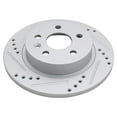 thumbnail image 4 of TRQ Rear Performance Coated Brake Rotor & Ceramic Pad Kit w/Chemicals BKA17996, 4 of 6