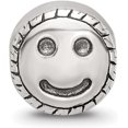 thumbnail image 3 of Avariah Solid Sterling Silver Reflections Kids Smiley Face Bead - 8.18mm, 3 of 7