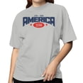 thumbnail image 2 of Smartprints America 250 Anniversary Stars Women's T-Shirt Ash, Cotton, S, 2 of 4