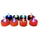 thumbnail image 2 of 24 velas sin llama de telaraña de calabaza de Halloween, decoraciones de Halloween, 2 of 5