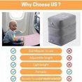 thumbnail image 5 of Extensor de asiento portátil para niños, reposapiés de avión, cama de viaje, 5 of 5