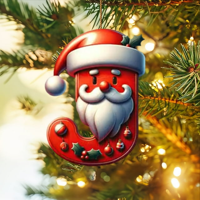 Adornos colgantes, colgante, colgante de decoración, llavero, colgante de decoración de árbol de Navidad de 26 letras, decoración navideña personalizada de bricolaje, decoración colgante para árbol de