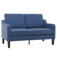 thumbnail image 2 of VINGLI 53" Small Loveseat for Small Space,Mid-century Modern Love Seat for Living Room,Bedroom,Apartment,Studio,Navy Blue, 2 of 8
