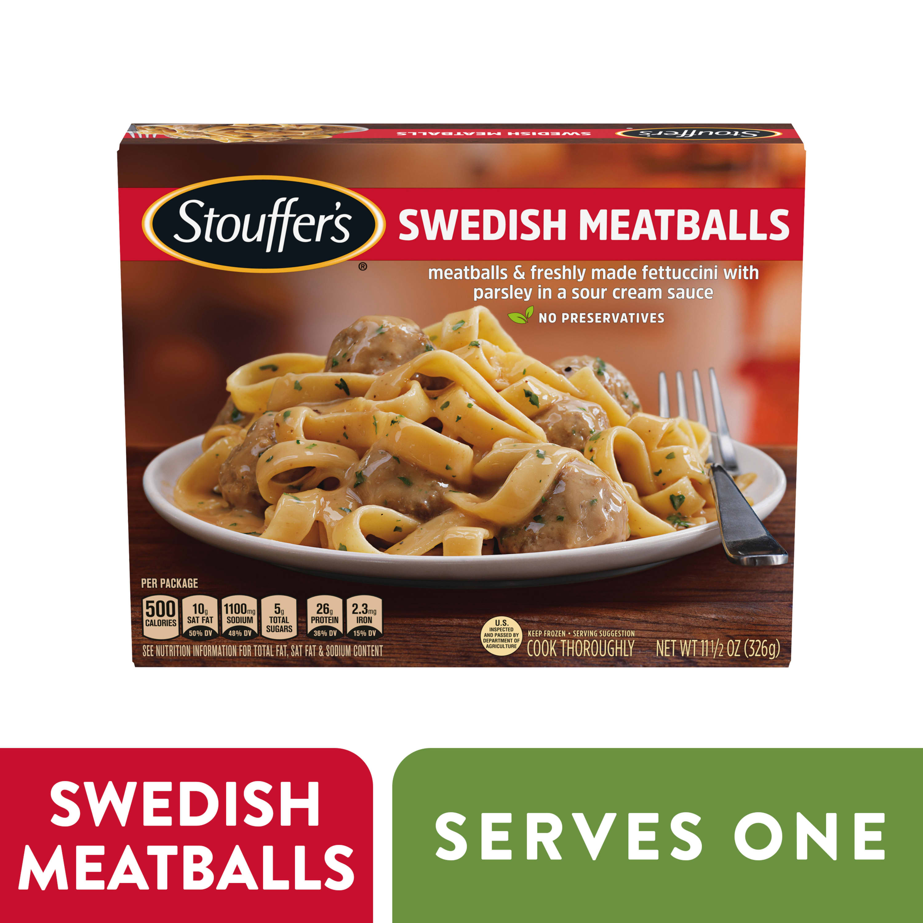 Stouffer's Swedish Meatballs Frozen Meal 11.5 oz.