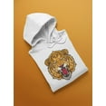 thumbnail image 3 of Furry Lion Head  Hoodie Men -Image by Shutterstock, Male Large, 3 of 4