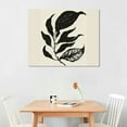 thumbnail image 2 of Orinice Minimalist Boho Eclectic Wall Art Prints,  Boho Wall Decor Abstract Neutral Black Beige Women Body Line Leaf Canvas Painting Poster,Gallery Matisse Picture Eclectic Home Decor for Room 16x12in, 2 of 6