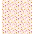 thumbnail image 3 of Ambesonne Sweets Duvet Cover Sets, Ice Cream Cones Stars Desert, 2-Twin, Pink Dark Yellow, 3 of 4