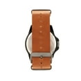 thumbnail image 2 of Dumont Leather-Band Watch - Black/Light Brown, 2 of 3