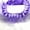 Purple, variant on U8MO 5 Yards 2-Layer Satin Organza Lace Ruffle Edge Trim 2" Sewing Wedding Ribbon DIY-Pink