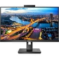 thumbnail image 2 of Philips 242B1H 24" Class Webcam Full HD LCD Monitor, 16:9, Textured Black, 2 of 7