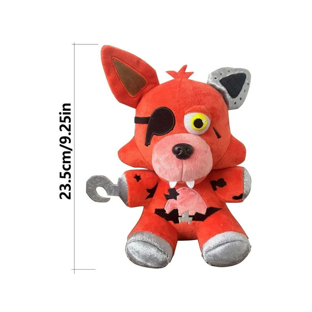 Peluches de FNAF KEVCHE 23cm Rojo Foxy Oso Freddy Bonnie Chica