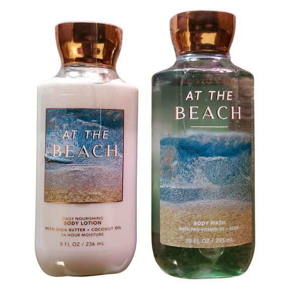 Loción Bath & Body Works At The Beach 236 ml y gel de baño 295 ml