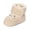 04#Beige, variant on Infant Baby Slippers Girls Boys Booties Warm Socks Shoes Newborn Crib Footwear Prewalkers