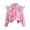 Pink, variant on Girls Long Sleeve Cotton T-Shirt with Ruffled Sleeves Elegant Party Comfortable Crew-Neck Tee for Everyday Wear 13-14 Years Purple