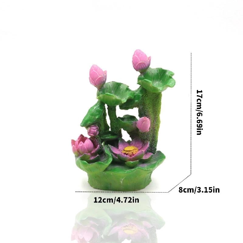 BQBQERT Fish Tanks Artificial Lotuses Simulation Landscape Large Plant FishTank Landscaping Fish Tanks Plant
