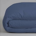 thumbnail image 2 of ienjoy Home Solid Print Microfiber/Polyester Plush Comforter Set, Full/Queen, Blue, 2 of 3