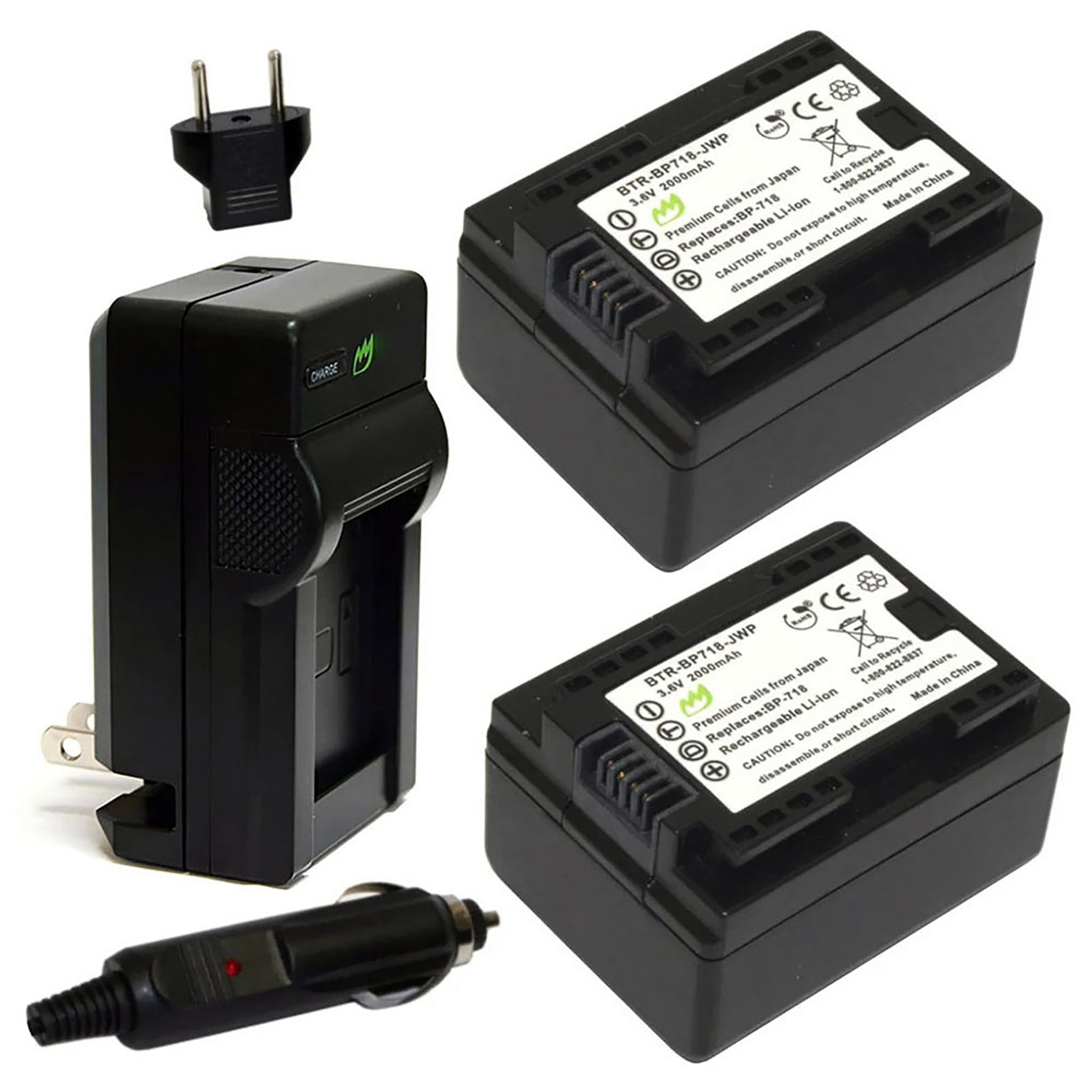 Replacement for Canon PowerShot SX740 HS Battery (2-Pack, 1250mAh