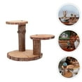 thumbnail image 4 of EeaseMX 1 soporte de madera para plantas, base para macetas de balcón, soporte para servir postres., 4 of 7