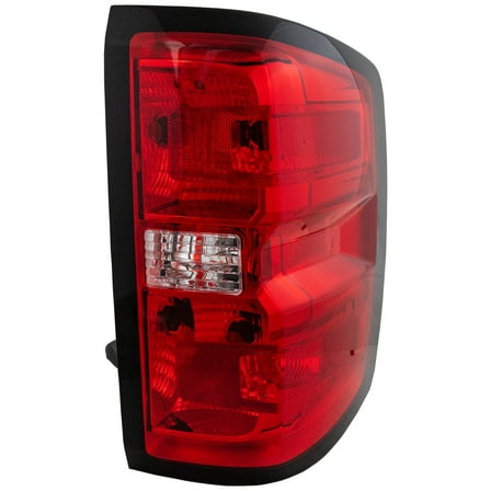 Tail Light Compatible with CHEVROLET SILVERADO 1500 2014-2015/2500 HD/3500 HD 2015 RH Assembly (2500/3500 HD with Dual Rear Wheels) All Cab Types