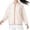 Beige, variant on Girls' Summer Sun Protection Jacket, Lightweight Color Block Breathable Ice Silk Soft Stretch Outerwear Green Size 13-14 T