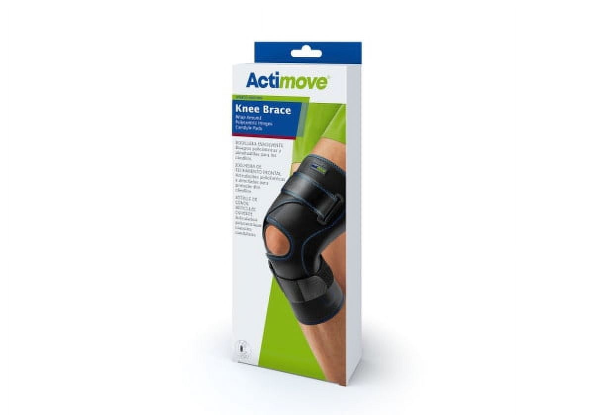 Actimove Knee Brace, Wrap Around, Polycentric Hinges, Condyle Pads, 4X-Large