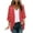 Red, variant on Scyoekwg Women's Cardigans Fashion Printed 3/4 Sleeve Trendy Casual Lightweight Open Front Vintage Cardigan Tops Loose Cardigan(Black,XL)
