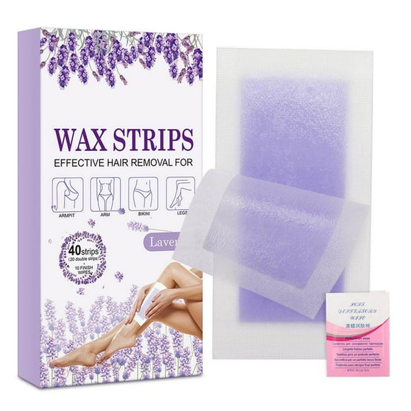 Wax Strips Women Men Hair Removal Strips for Full Body Face Legs Bikini Brazilian Underarm