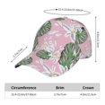 thumbnail image 2 of Gaeub Lilies Flowers Print Baseball Caps,Adjustable Hat, One Size,Fashion Adjustable Dad Hats for Men/Women, 2 of 6