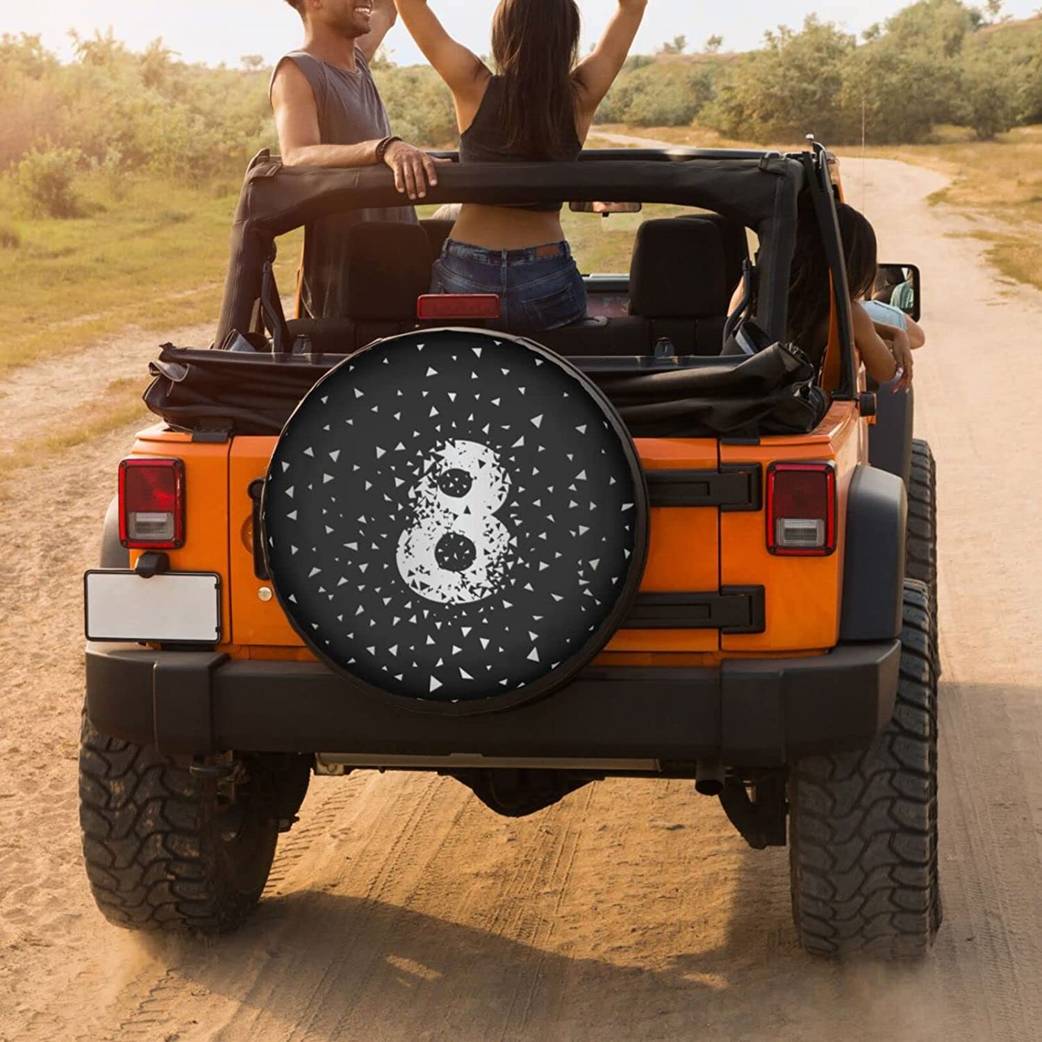 Running Horses Spare Tire Covers Waterproof Dust-Proof Spare Wheel Cover  Universal Fit for Jeep Trailer RV SUV Truck and Many Vehicle (17 Inch for  Diameter 31”-33”)