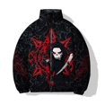 thumbnail image 3 of Chaquetas de invierno para hombre con diseño de esqueleto, modernas y cálidas con estampado 3D, nuevas |-f-| Chaquetas de plumas para hombre 2024, moda genial, nuevas en parkas de hueso, 3 of 5