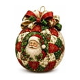 thumbnail image 4 of Clearance! Christmas Classics Patchwork Ornament DIY Kit, No-Sew Ornament Kit (Santa), 4 of 7