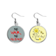 thumbnail image 1 of Ni guerra ni violencia amor la paz mundial Pendiente Sol Flor Pendiente Joyas Moda Unbranded M, 1 of 3
