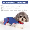 thumbnail image 2 of Dog Recovery Suit After Surgery Puppy Abdominal Wounds Post Operative Clothes Cone E-Collar Substitute Protective, 2 of 8