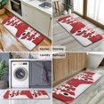 thumbnail image 6 of Red Christmas Reindeer Pattern Kitchen Rug Mat,Kitchen Runner Rugs Non Skid Washable,Decorative Kitchen Floor Mats for Kitchen,Sink,Laundry,17"x47.2", 6 of 7